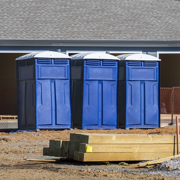 how can i report damages or issues with the porta potties during my rental period in Trainer